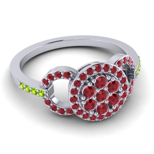 Statement Floral Pave Zirisa Ring