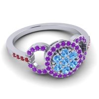 Statement Floral Pave Zirisa Ring