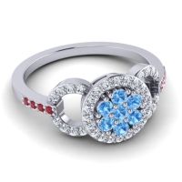 Statement Floral Pave Zirisa Ring