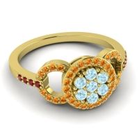 Statement Floral Pave Zirisa Ring