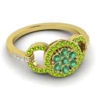 Statement Floral Pave Zirisa Ring