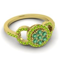 Statement Floral Pave Zirisa Ring