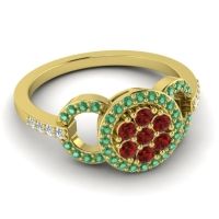 Statement Floral Pave Zirisa Ring