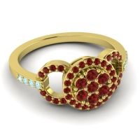 Statement Floral Pave Zirisa Ring