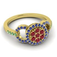 Statement Floral Pave Zirisa Ring