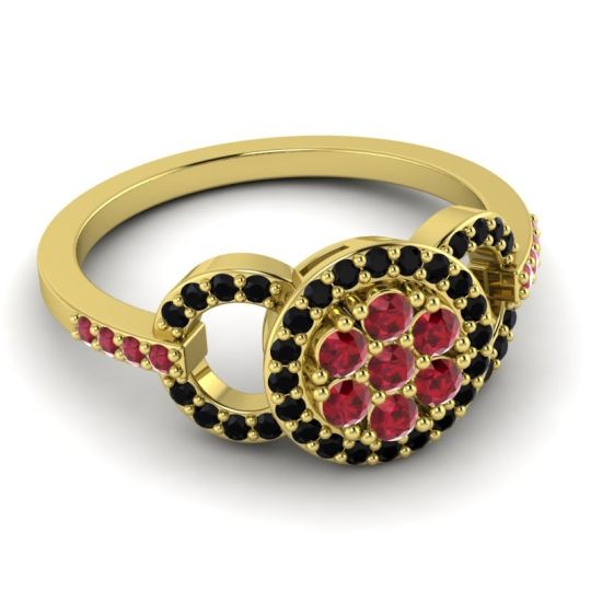 Statement Floral Pave Zirisa Ring