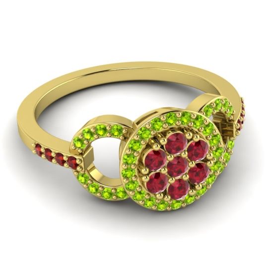 Statement Floral Pave Zirisa Ring