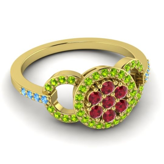Statement Floral Pave Zirisa Ring