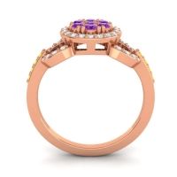 Statement Floral Pave Zirisa Ring