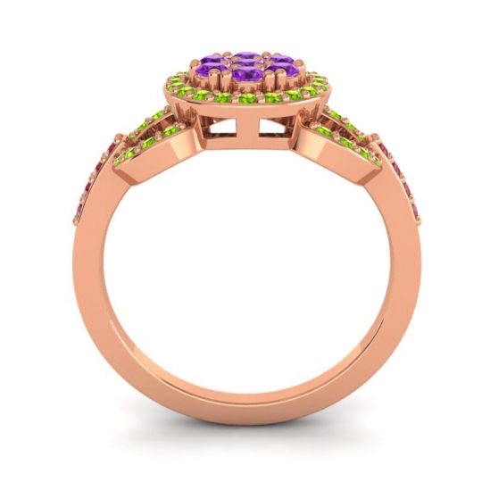 Statement Floral Pave Zirisa Ring