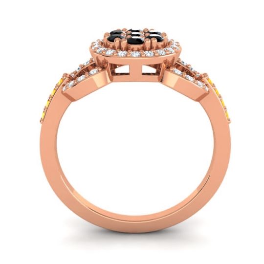 Statement Floral Pave Zirisa Ring