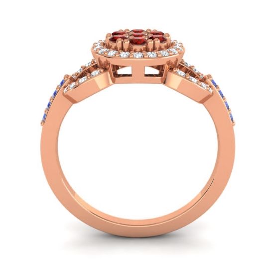 Statement Floral Pave Zirisa Ring
