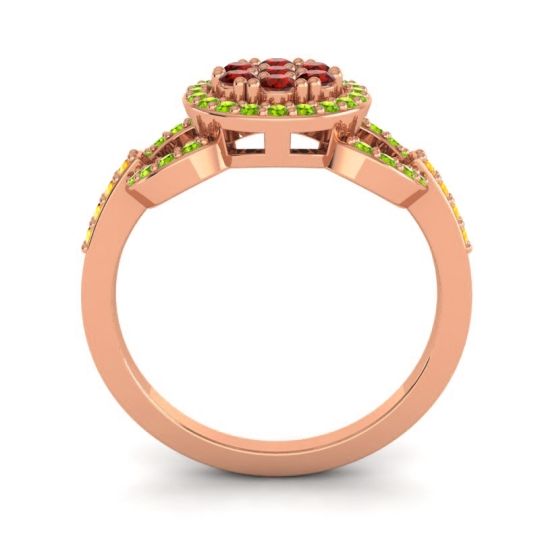 Statement Floral Pave Zirisa Ring