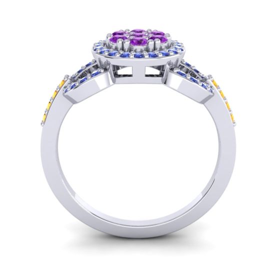 Statement Floral Pave Zirisa Ring