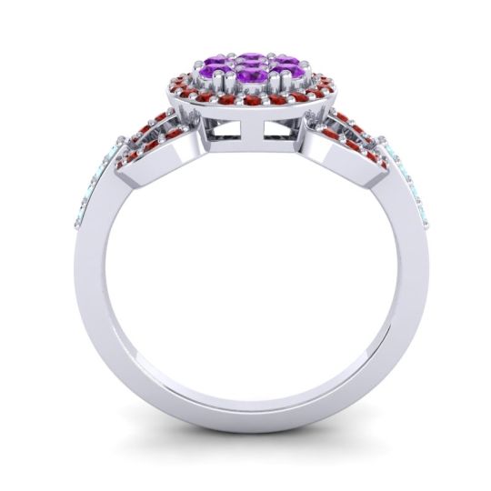 Statement Floral Pave Zirisa Ring