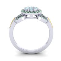 Statement Floral Pave Zirisa Ring