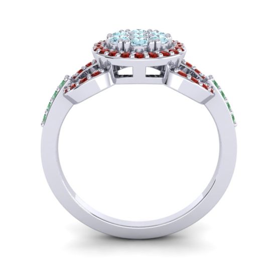 Statement Floral Pave Zirisa Ring