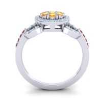 Statement Floral Pave Zirisa Ring