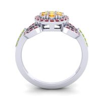 Statement Floral Pave Zirisa Ring