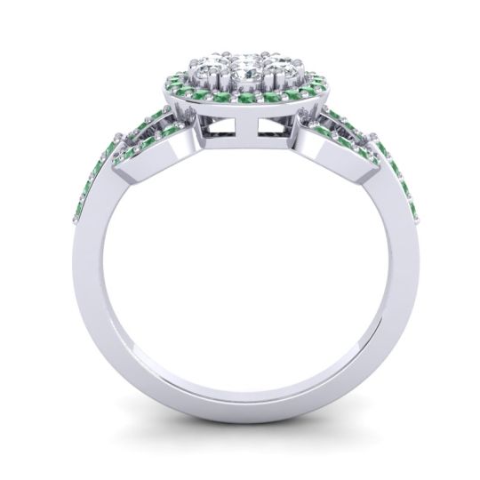 Statement Floral Pave Zirisa Ring