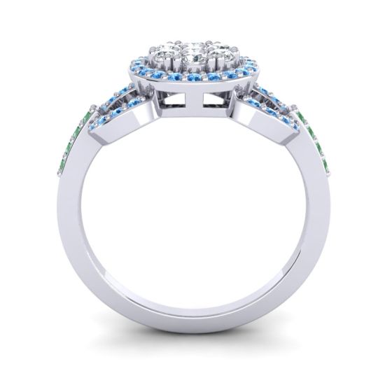 Statement Floral Pave Zirisa Ring