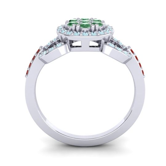 Statement Floral Pave Zirisa Ring