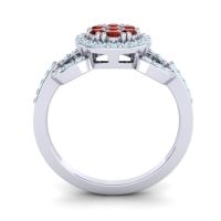 Statement Floral Pave Zirisa Ring