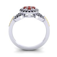 Statement Floral Pave Zirisa Ring