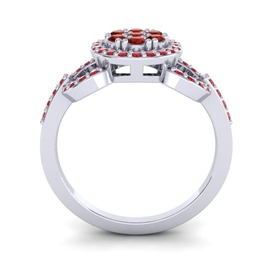 Statement Floral Pave Zirisa Ring