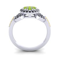 Statement Floral Pave Zirisa Ring