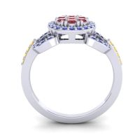 Statement Floral Pave Zirisa Ring