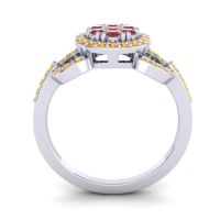 Statement Floral Pave Zirisa Ring