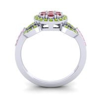 Statement Floral Pave Zirisa Ring