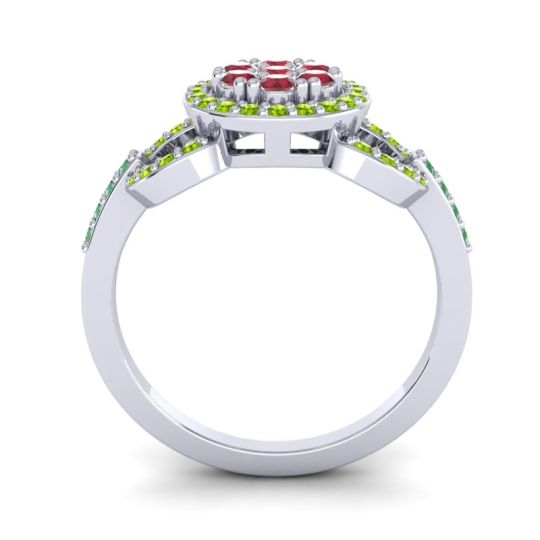 Statement Floral Pave Zirisa Ring