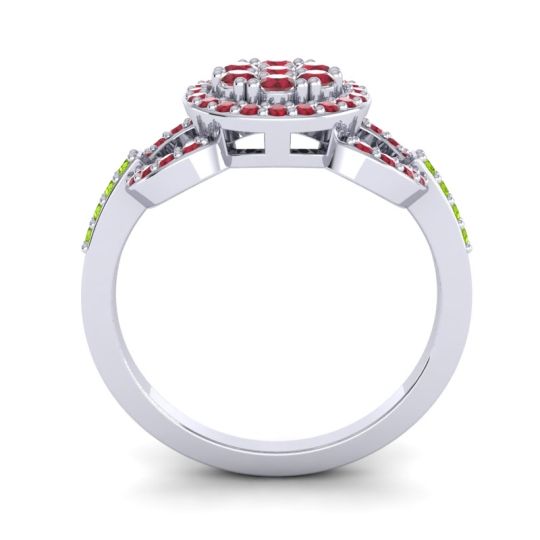 Statement Floral Pave Zirisa Ring