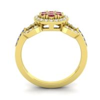 Statement Floral Pave Zirisa Ring