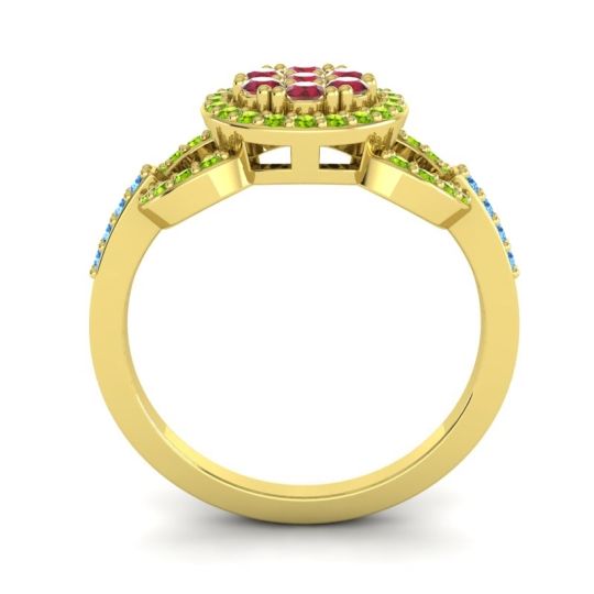 Statement Floral Pave Zirisa Ring