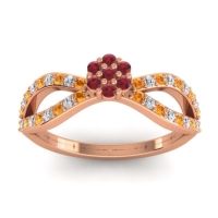 Petite Floral Gairi Ring