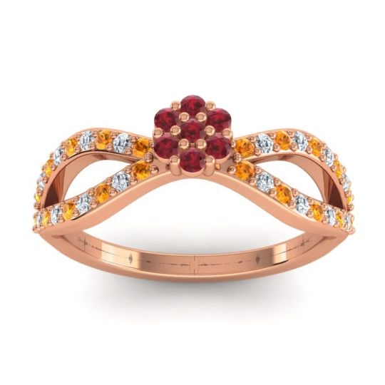 Petite Floral Gairi Ring