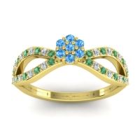 Petite Floral Gairi Ring