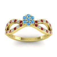 Petite Floral Gairi Ring