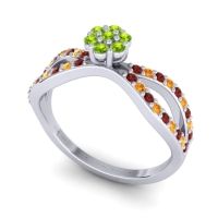 Petite Floral Gairi Ring