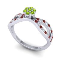 Petite Floral Gairi Ring