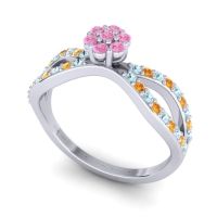 Petite Floral Gairi Ring