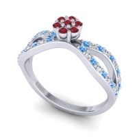 Petite Floral Gairi Ring