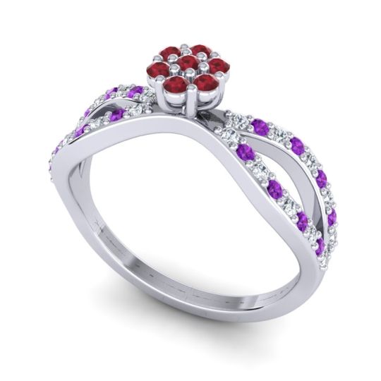 Petite Floral Gairi Ring