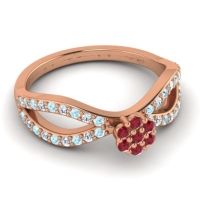 Petite Floral Gairi Ring