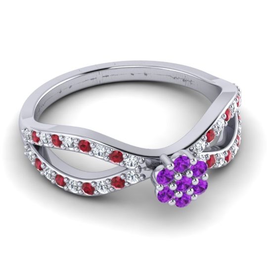 Petite Floral Gairi Ring