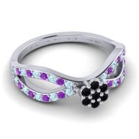 Petite Floral Gairi Ring