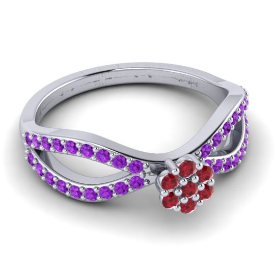 Petite Floral Gairi Ring